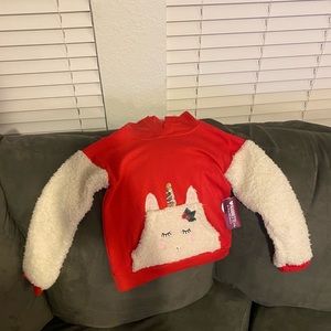 Pink unicorn fur jacket